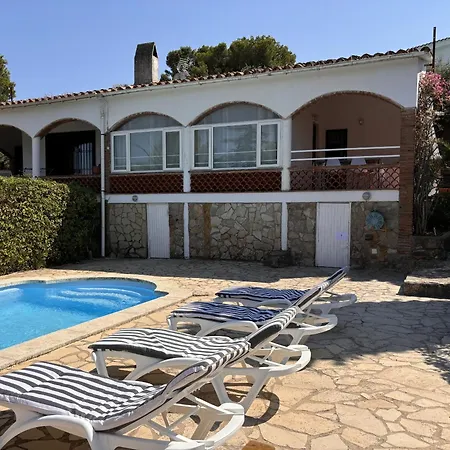 Casa Con Vistas Y Piscina En Masos De * Pals
